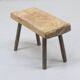 Rustic Farmhouse Wabi Sabi Primitive Oak Stool or Side Table
