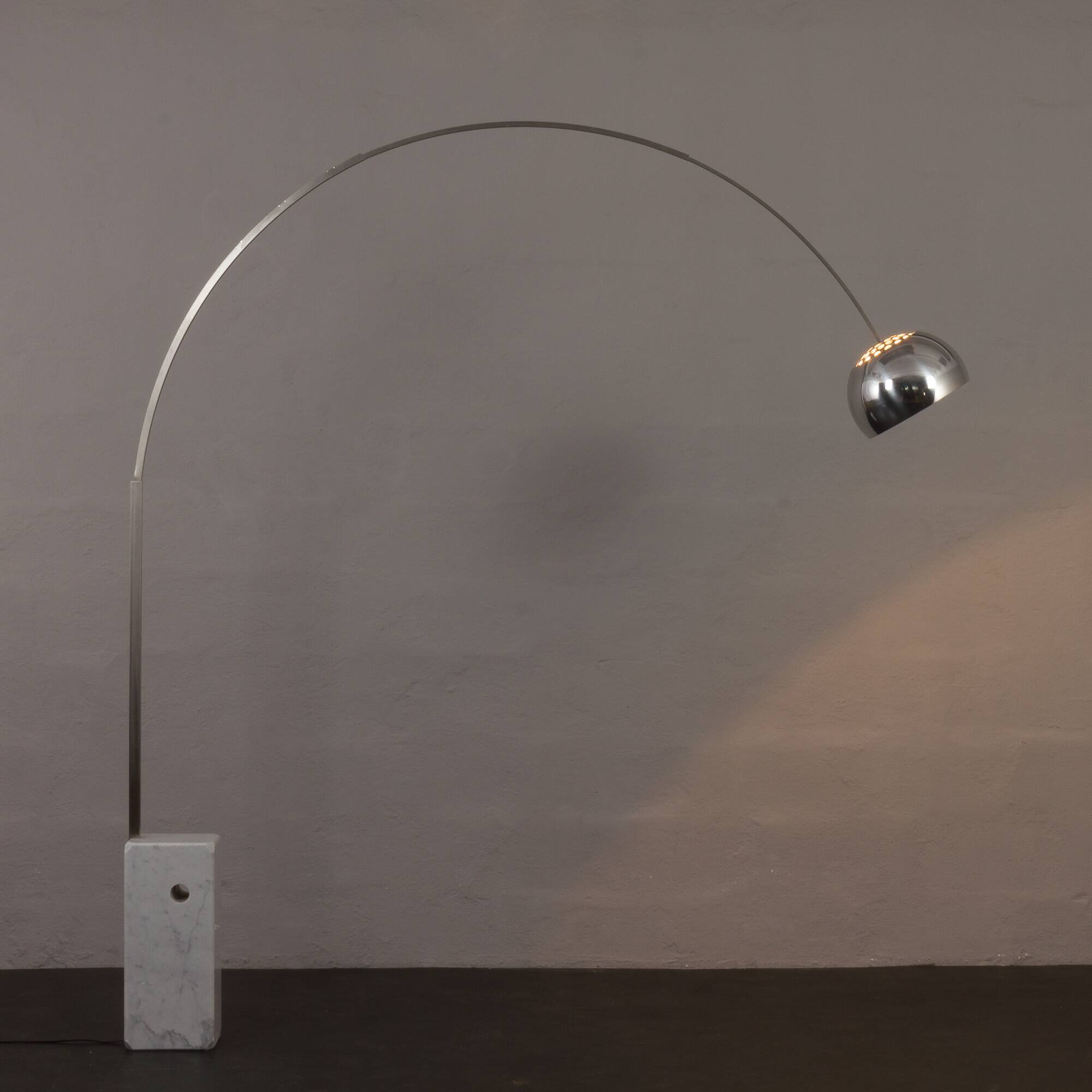 Italian floor lamp "Arco" by Achille & Pier Giacomo Castiglioni for Flos