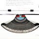 Typewriter, olympia traveller luxury  white