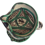 Ceramic candle holder signed