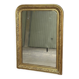 Miroir Louis Philippe ancien doré