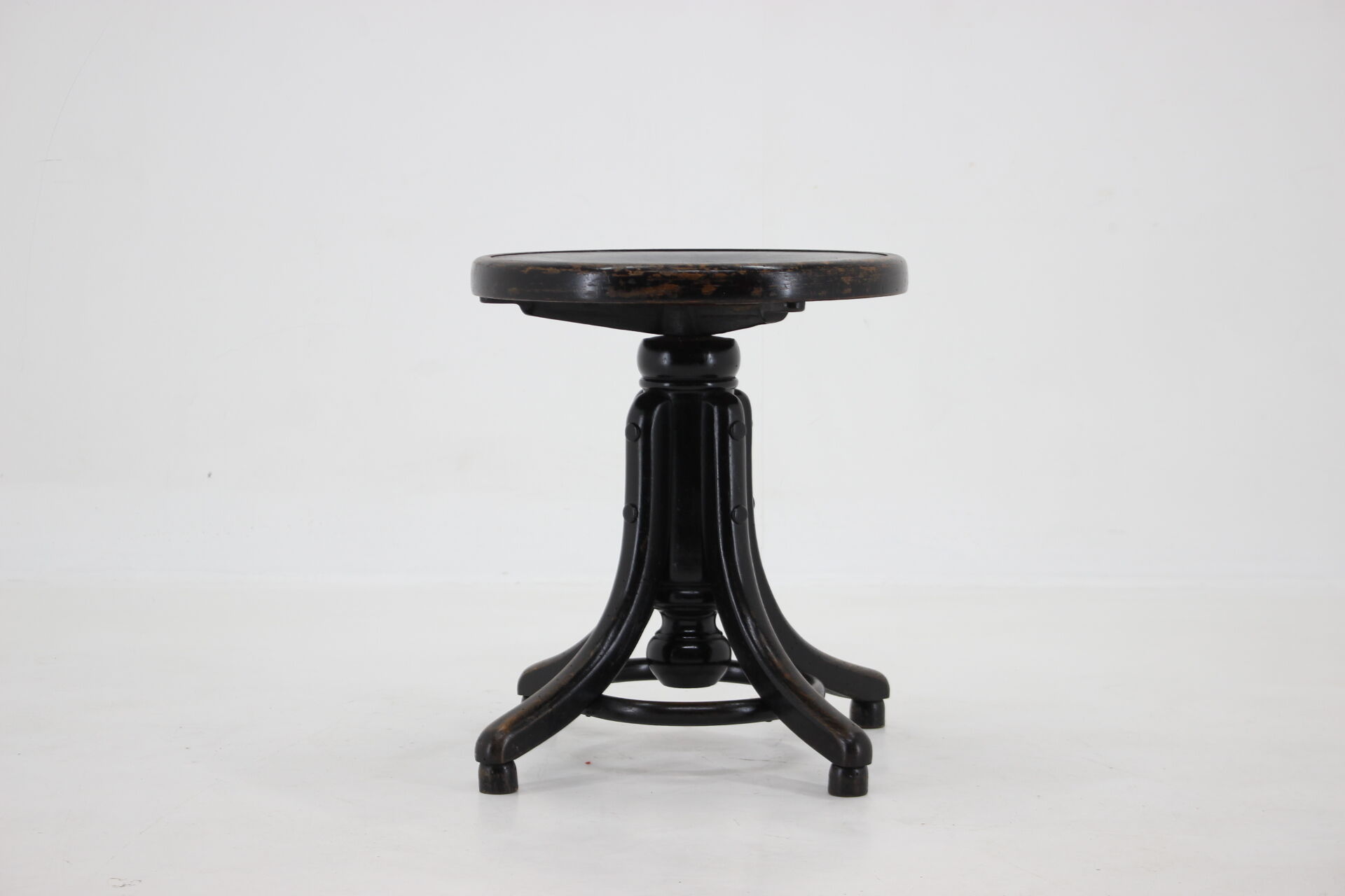 1930s Fischel adjustable stool, Czechoslovakia