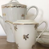 Tea or coffee service in Limoges porcelain