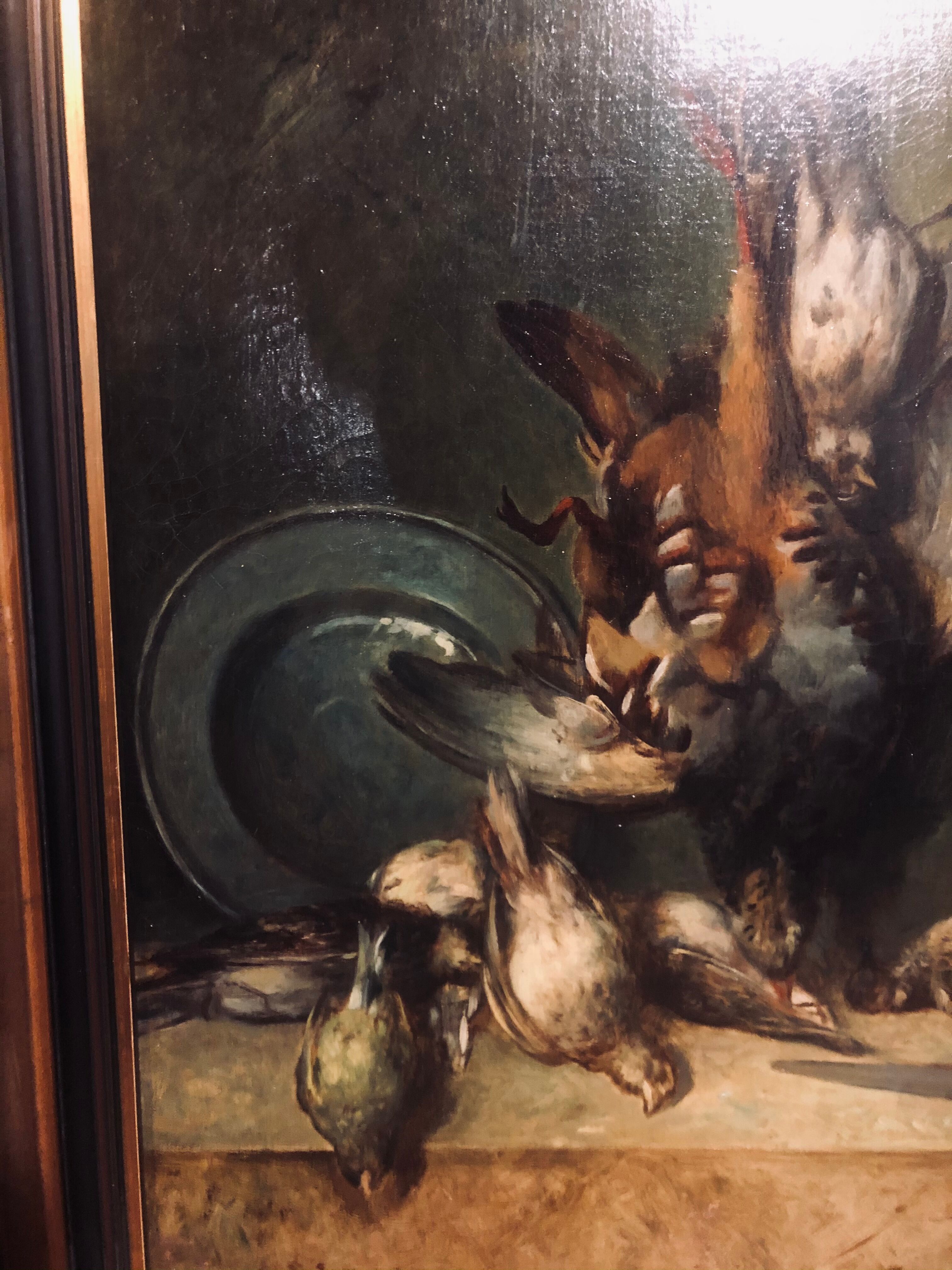 Still life painting oil on canvas by Alexandre Couder