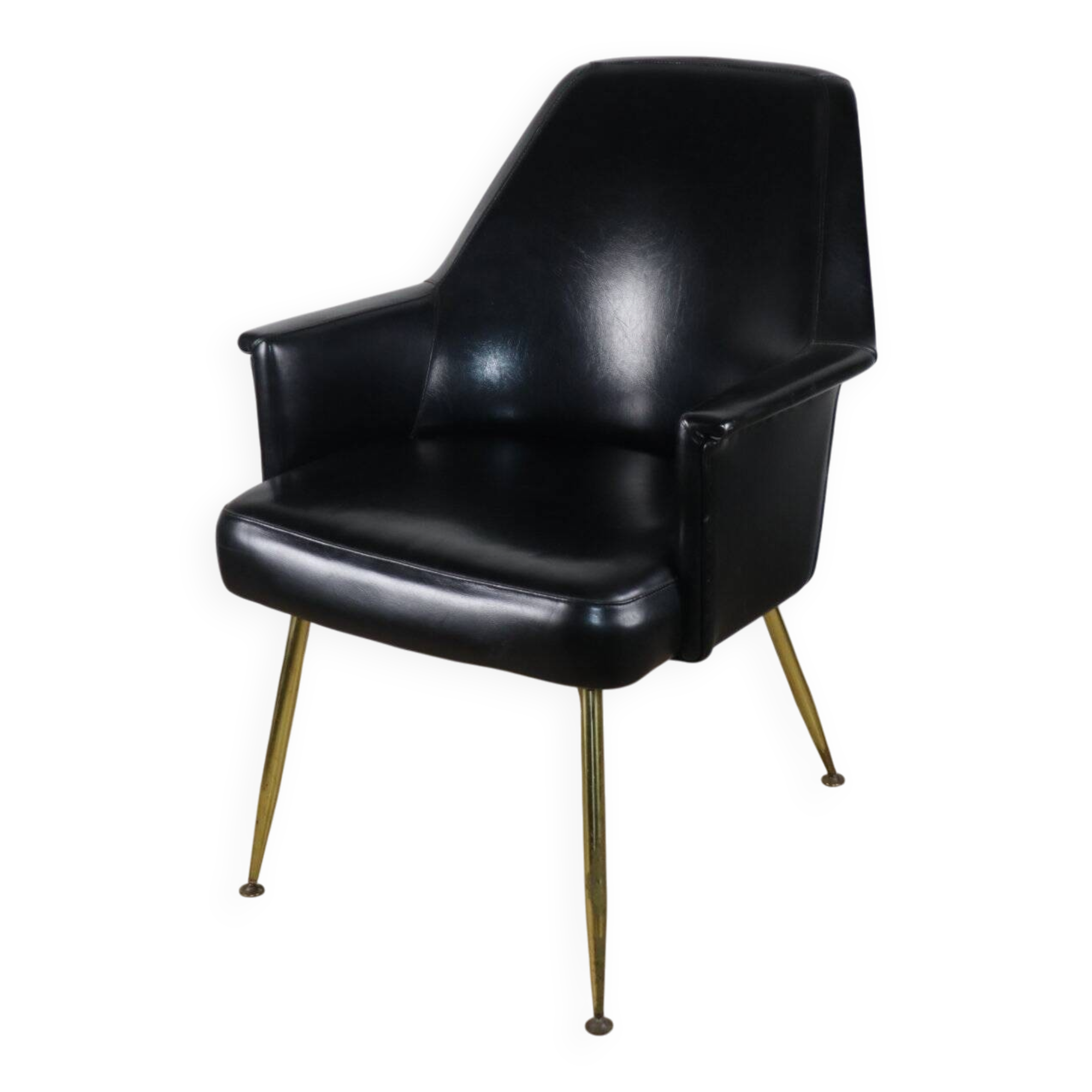 Fauteuil vintage Carlo Pagani pour Arflex, années 50