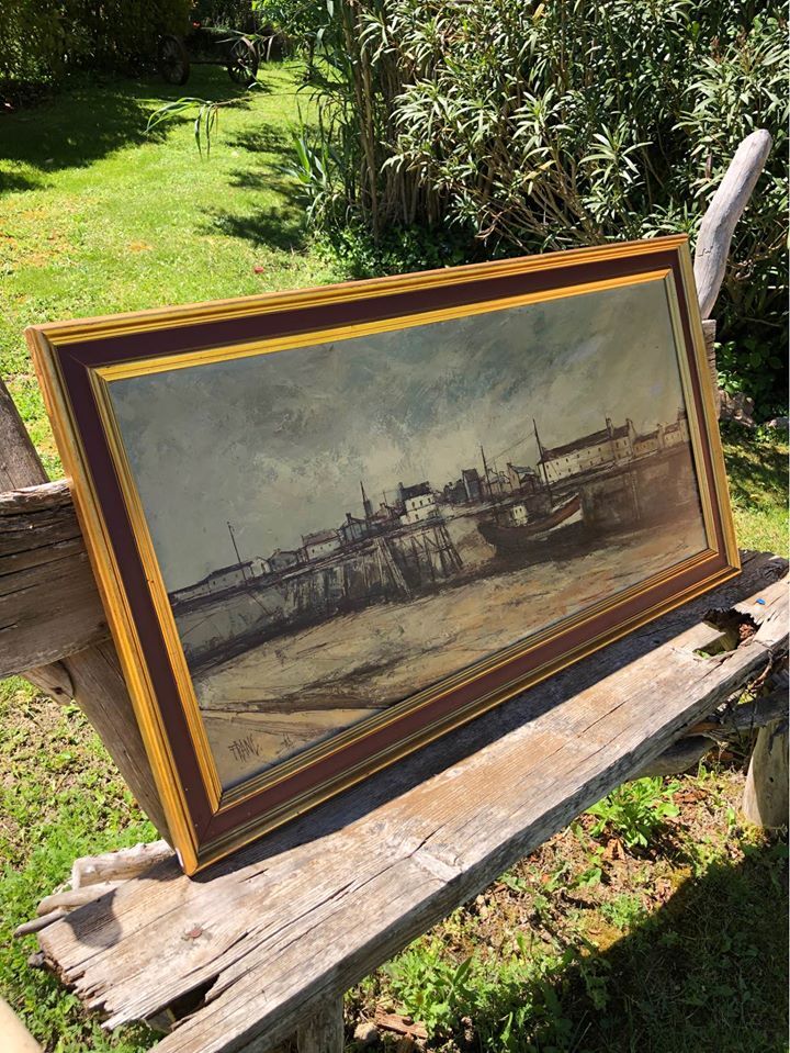 Tableau Normandie signé Franc