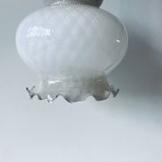 Glass hanging lamp
