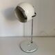 Large vintage 1960s white eyeball mid-century desk lamp - 44 cm