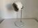 Grande lampe vintage 1960 eyeball blanche mid-century bureau - 44 cm