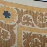 Hand knotted rug, vintage Turkish rug 144x151 cm