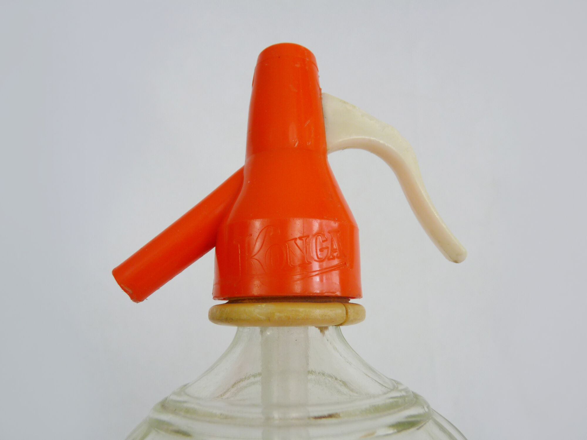 Bar Siphon, Vintage Spanish Bistro in Unibar Glass, Sl. Year 50
