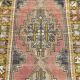 Red & Gold Persian Hallway Runner Rug,  92x314Cm