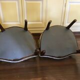 Paire de fauteuils cabriolets style Louis XV