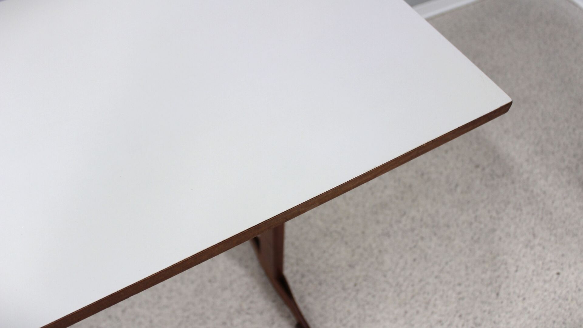 Mid century wood and formica desk 1950s, set of 2