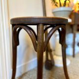 Dark wood stool