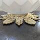 Art Nouveau ceiling light, table lamp in pressed-molded glass