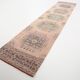 3X12 Soft Wool Orange Turkish Vintage Runner Rug
