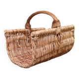 Wicker log basket 1970