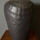 Habitat vase in ceramic black background inspired by Gaudi