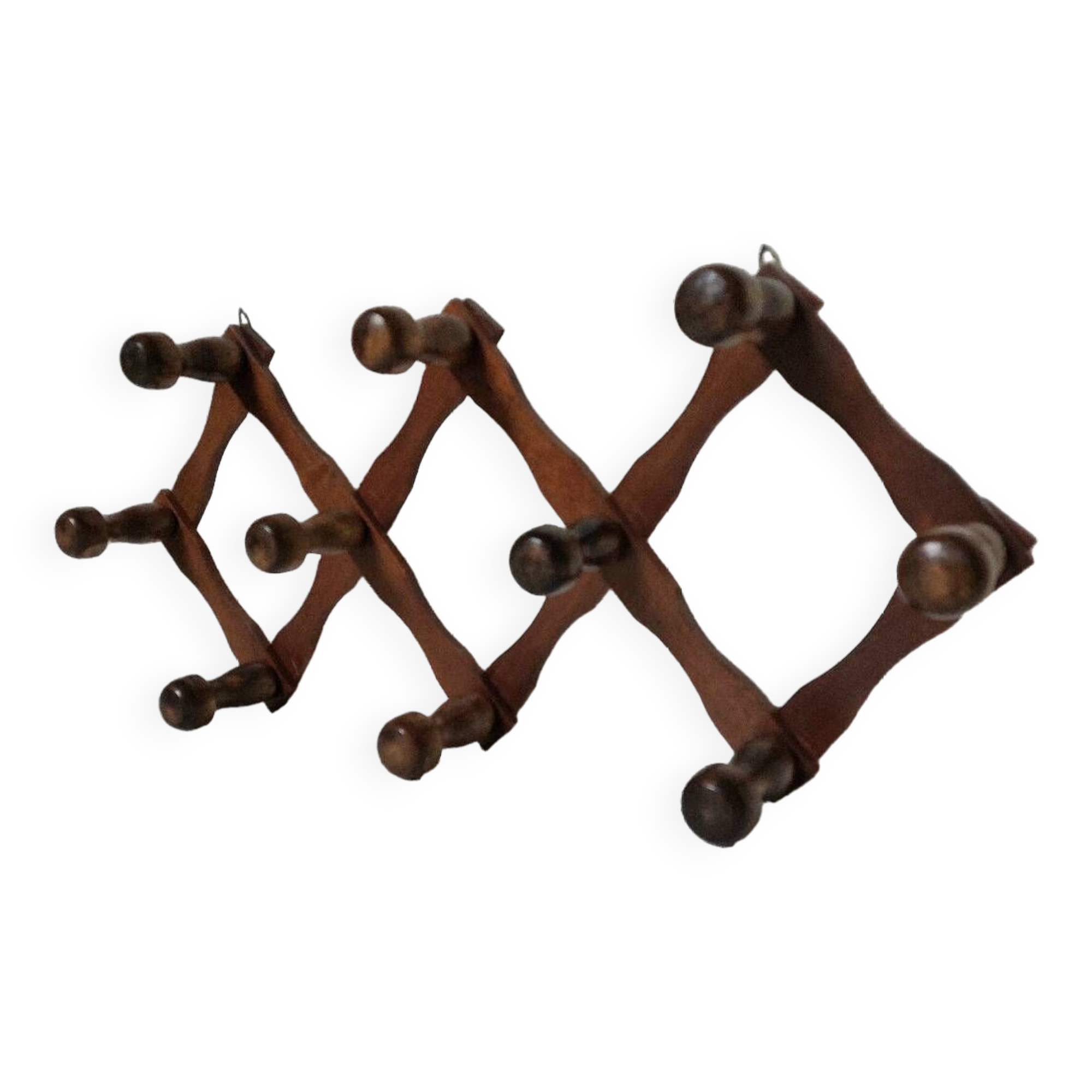 Porte manteau accordéon bois