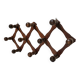 Porte manteau accordéon bois
