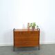 Teak schoenenkast met zwart metalen poten, nr. 1