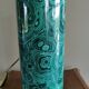 Malachite vintage decoration lamp foot
