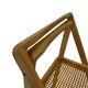 Ensemble vintage de 4 chaises pliantes, design en sangle et bois, années 1970