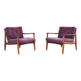Chaises de salon Mid-Century par Eugen Schmidt pour Soloform, années 1960, ensemble de 2