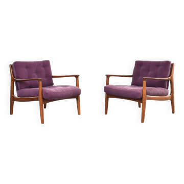 Chaises de salon Mid-Century par Eugen Schmidt pour Soloform, années 1960, ensemble de 2
