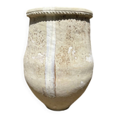 Ancient terracotta pottery jar