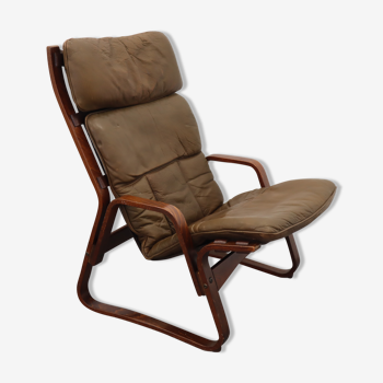 Fauteuil suédois vintage années 1970