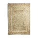 Tapis en jute contour blanc 120x170 cm