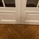 Double glass door Haussmannian apartment