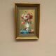 Oil on Canvas – “Still Life with Vase” by R.P. Vintage & Framed 28×40cm