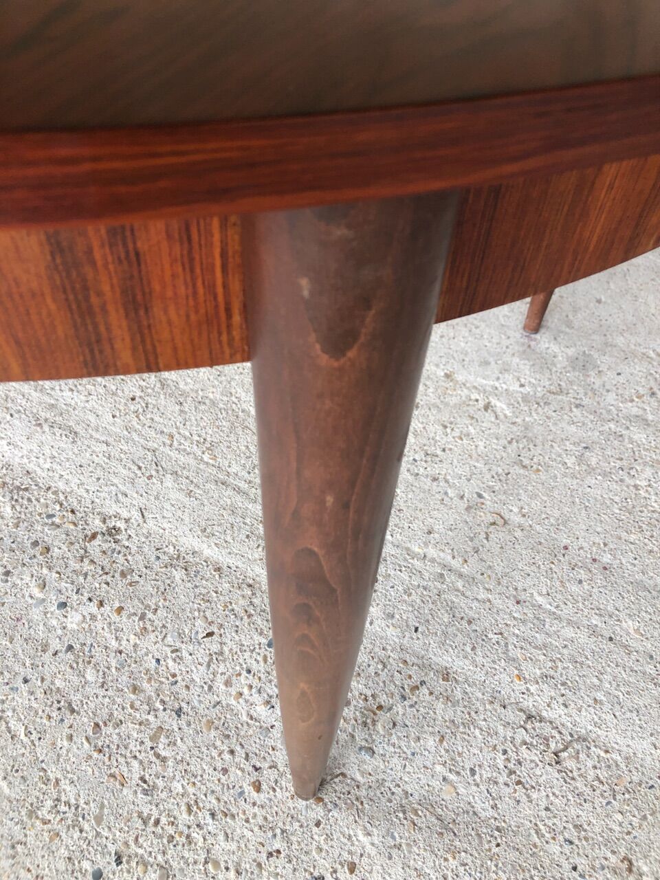 Mid-century dining table, vintage rosewood extension with butterfly extension table, 1960'