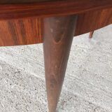 Table de salle à manger en palissandre extensible avec rallonges papillon, 1960’
