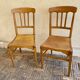 Paire de chaise bistrot Stella France vintage années 50