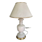 Lampe vintage en opaline des années 70