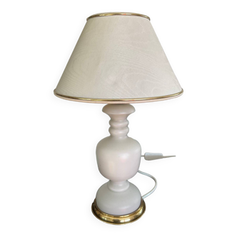 Vintage opaline lamp from the 70s