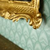 Entrance console & mirror sound, gilded around 1970