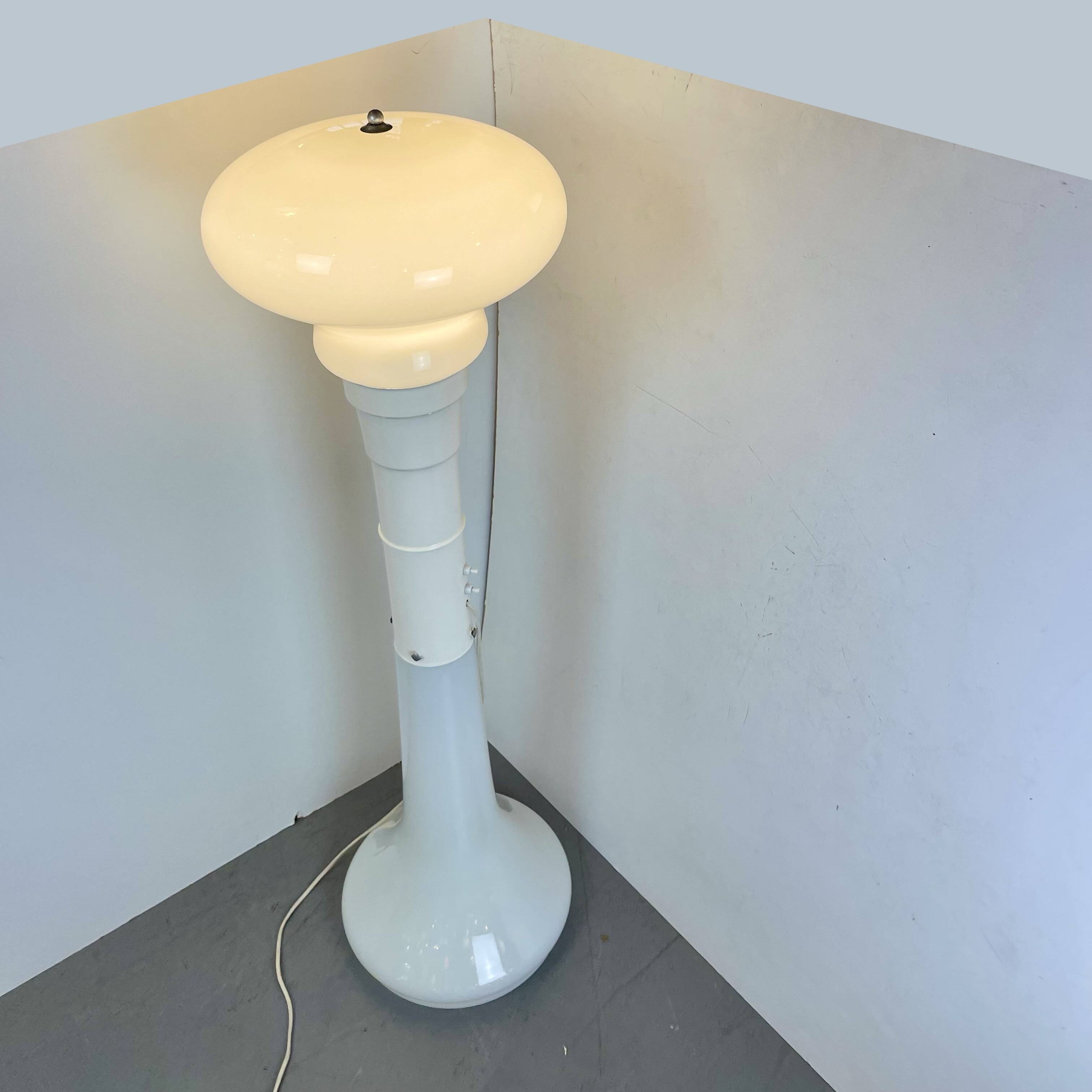 Birillo Murano Floor Lamp in the style of Calo Nason for Mazzega, 1970s