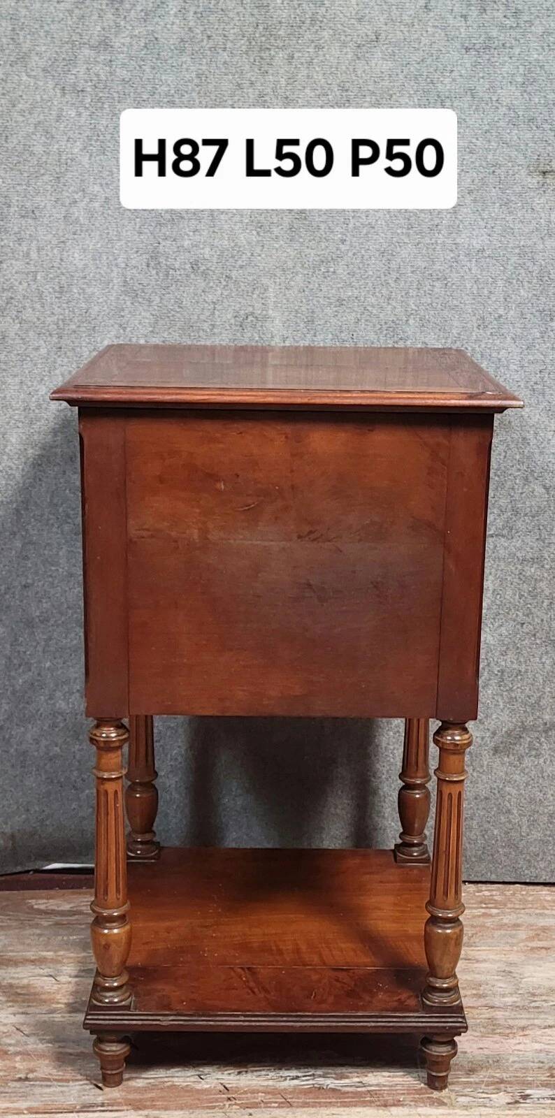 Vintage furniture: 20th-century solid cherry wood music cabinet