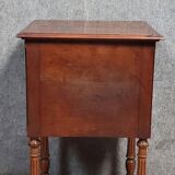 Vintage furniture: 20th-century solid cherry wood music cabinet