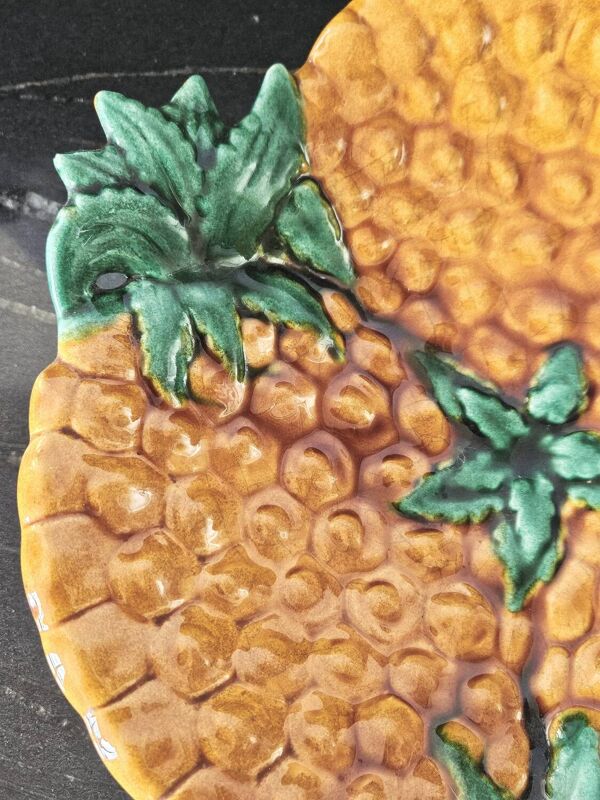 Coupe À Fruit En Céramique Par Vallauris Époque Vintage 1950