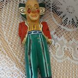 Antique wooden clown