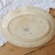 Antique oval serving dish, ironstone Creil & Montereau - Tolga model