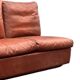 Canapé 3 places scandinave vintage en cuir