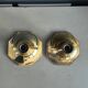 Pair of vintage Italian gold wall sconces