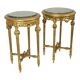 Tables d'appoint anciennes françaises en marbre de style Empire